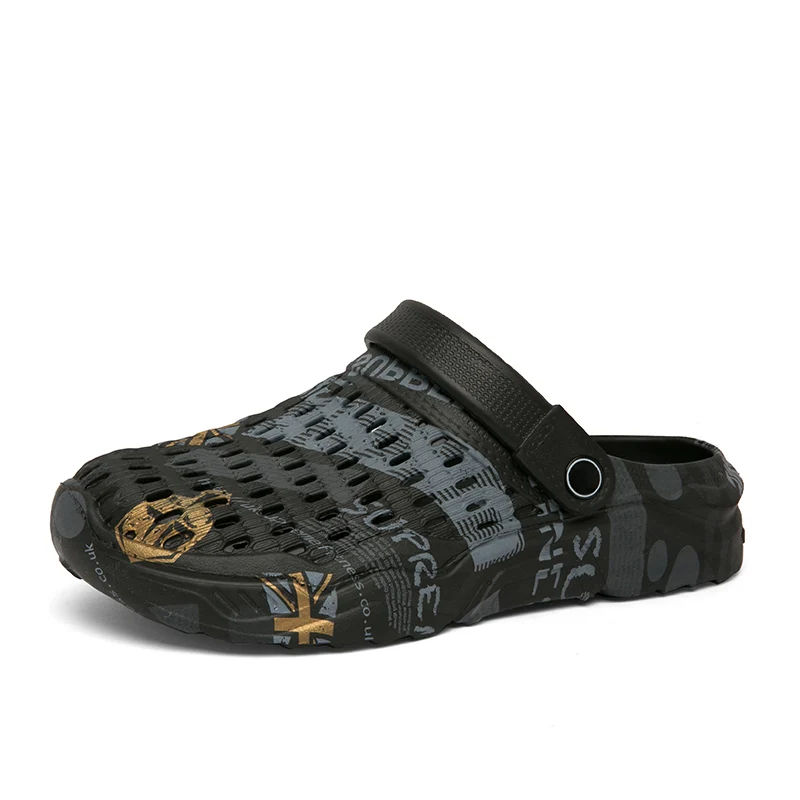 Summer EVA Upper Sliders Crocks for Men Slippers Unisex Clogs Hole Shoes Clogs Design Breathable Sandals