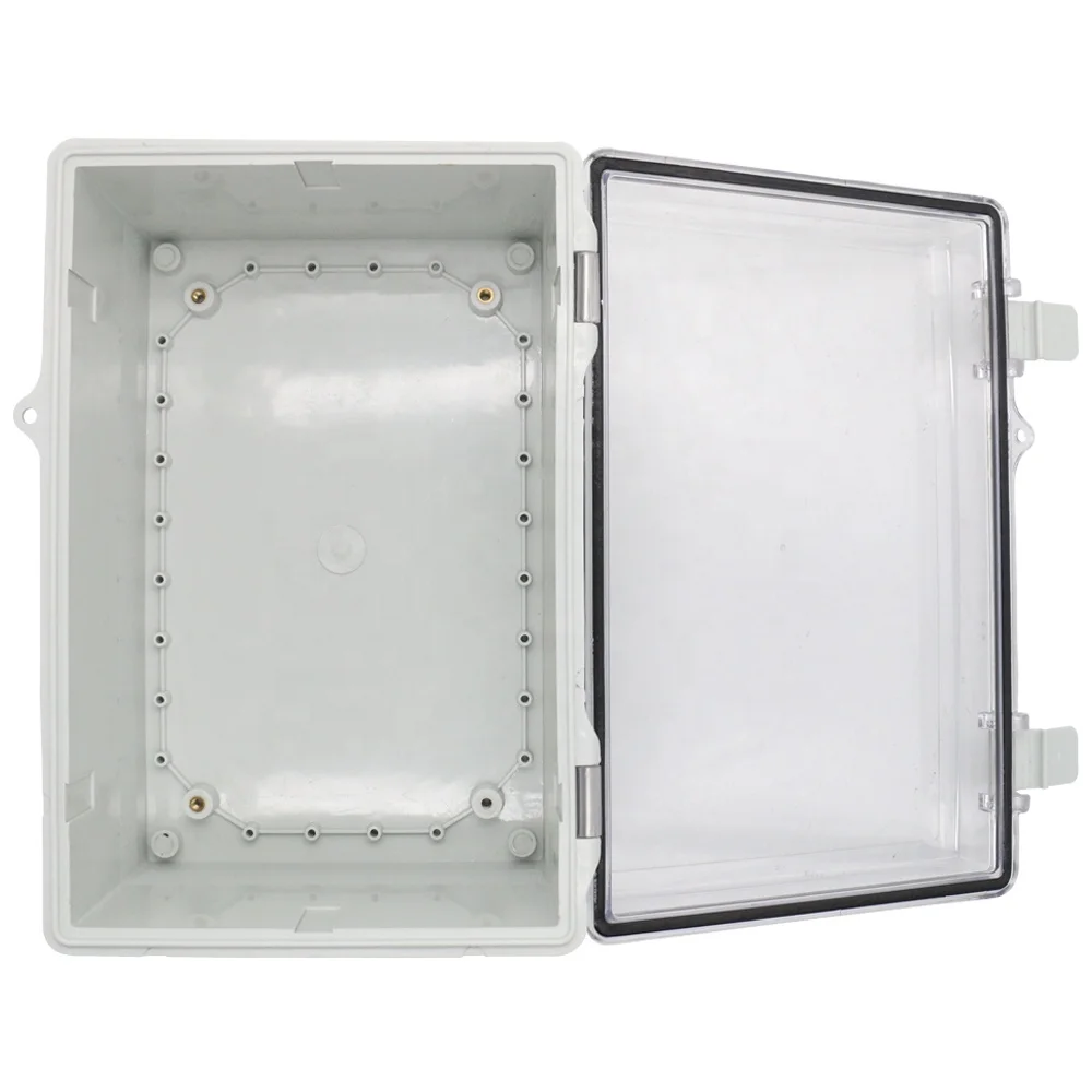 Customized ABS Plastic Enclosure for Electronic Waterproof Outdoor Box With Transparent Cover 285*189*140mm