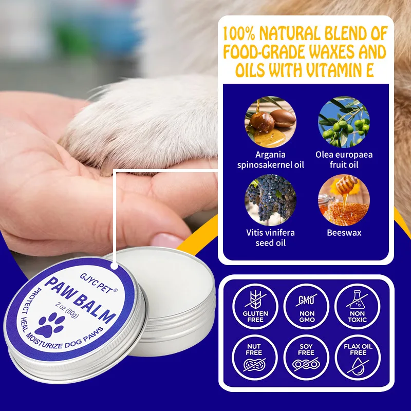 Pet Claw Cream Cat Dog Paw Care Anti Dry Cracked Moisturising Foot Care Flesh Pads Moisturising Foot Cream Pet Care