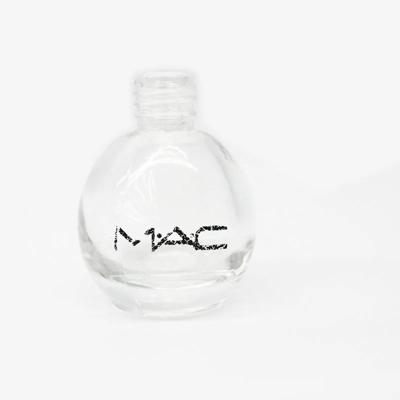 Empty Glass Nai Polish Bottle 15ml clear Essential oil bottle Liquid cosmetic Container