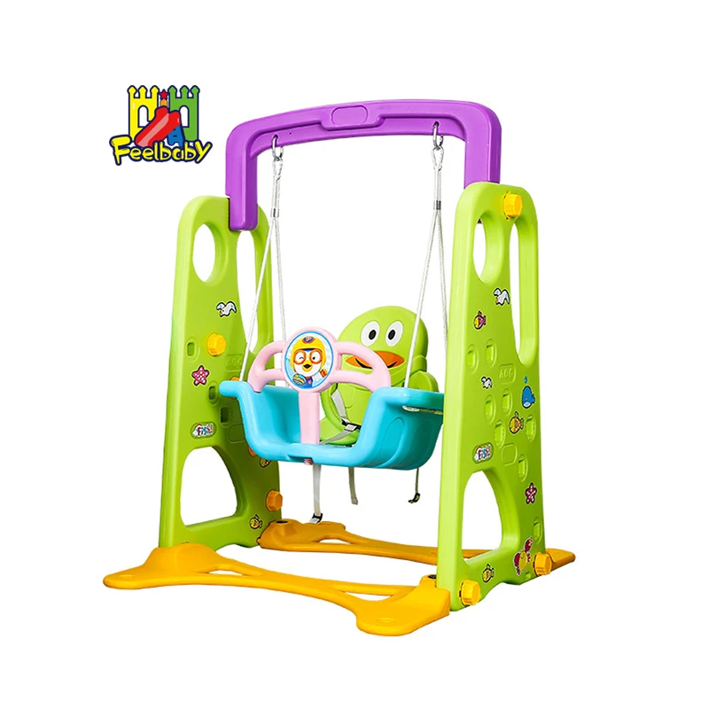 Feelbaby high quality new design indoor plastic baby swing