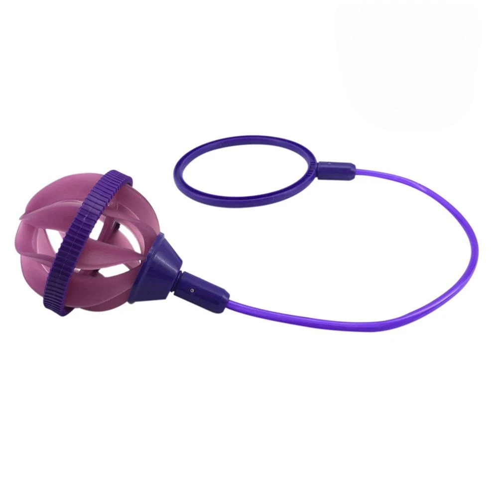 Kids Skip A Long Ankle Swinging Skipping Jumping Rotation Ball Toy