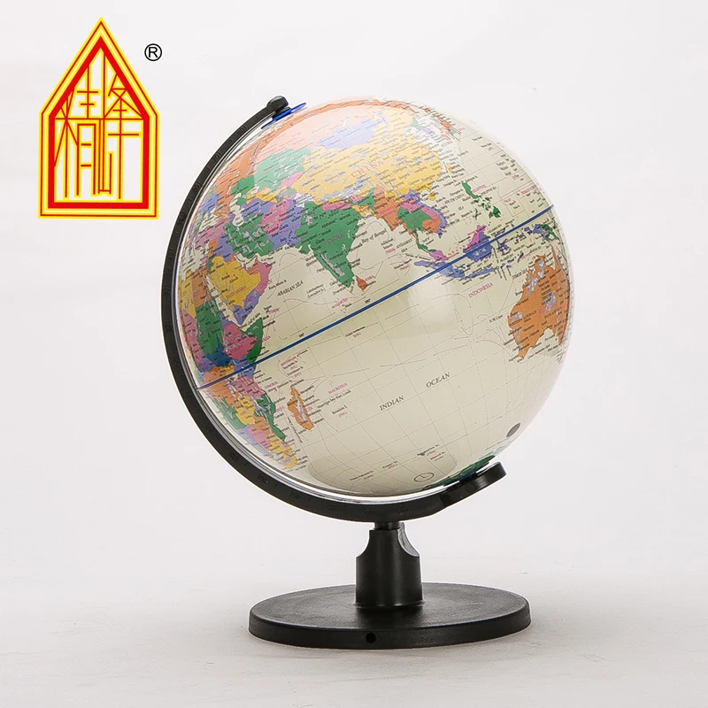 25cm Globe World Earth Ocean Map Ball Geography Learning Educational Globe Supplies