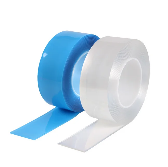 Reusable Nano gel Tape Multifunction Removable Washable Double Sided Adhesive Strips