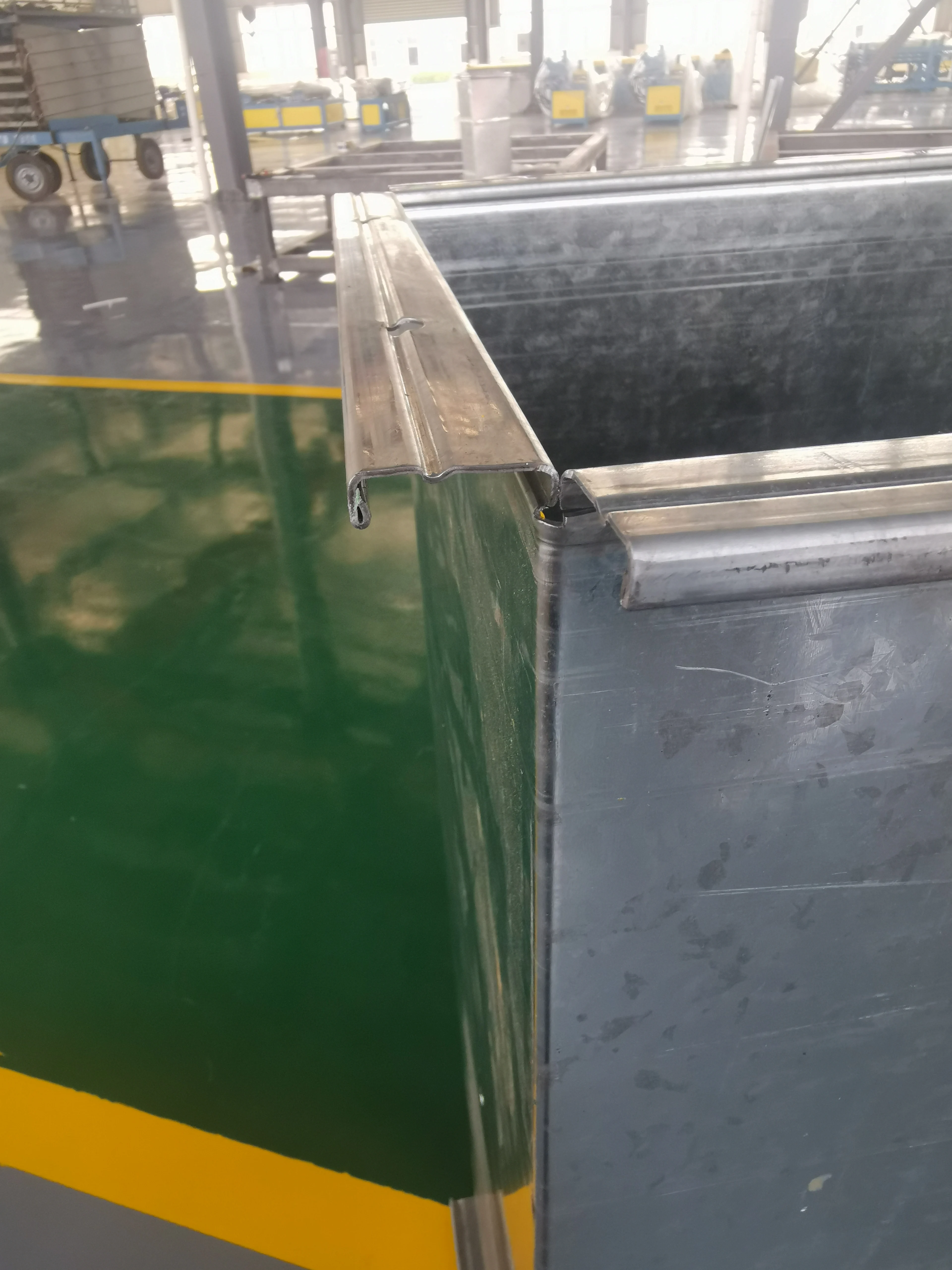 China supplier roll forming machine sheet square duct TDF flange former machine