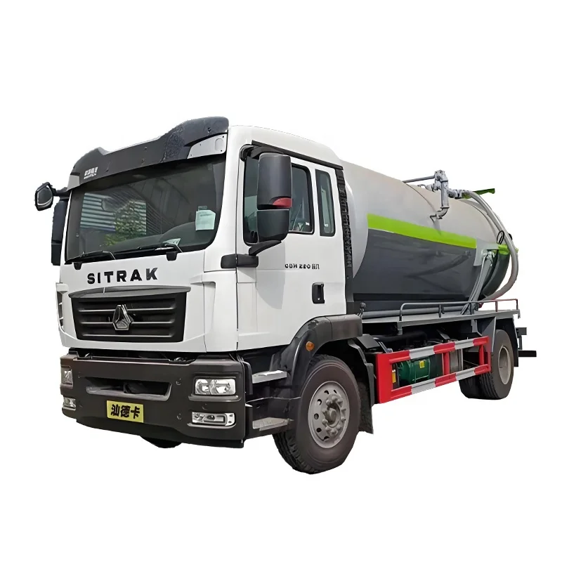 Sinotruk Sitrak 4x2 Вакуумный Пылесос 14000 л септический фекальный Suciton Автоцистерна для продажи