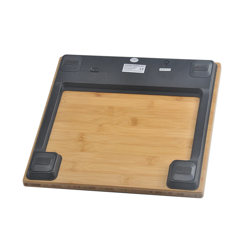 Constant-3028A 180kg/100g Household square bamboo board material solid wood  large surface bathroom Personal Weighting Scale
