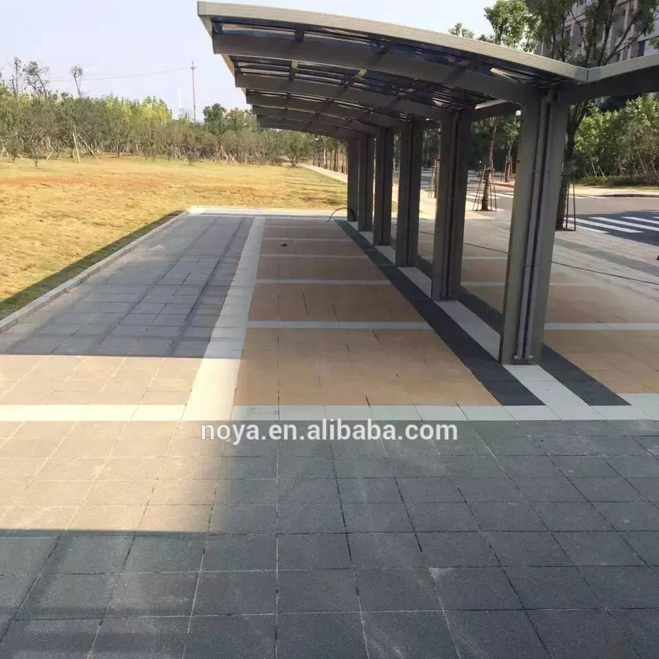 
Water permeable ceramic block pavers 