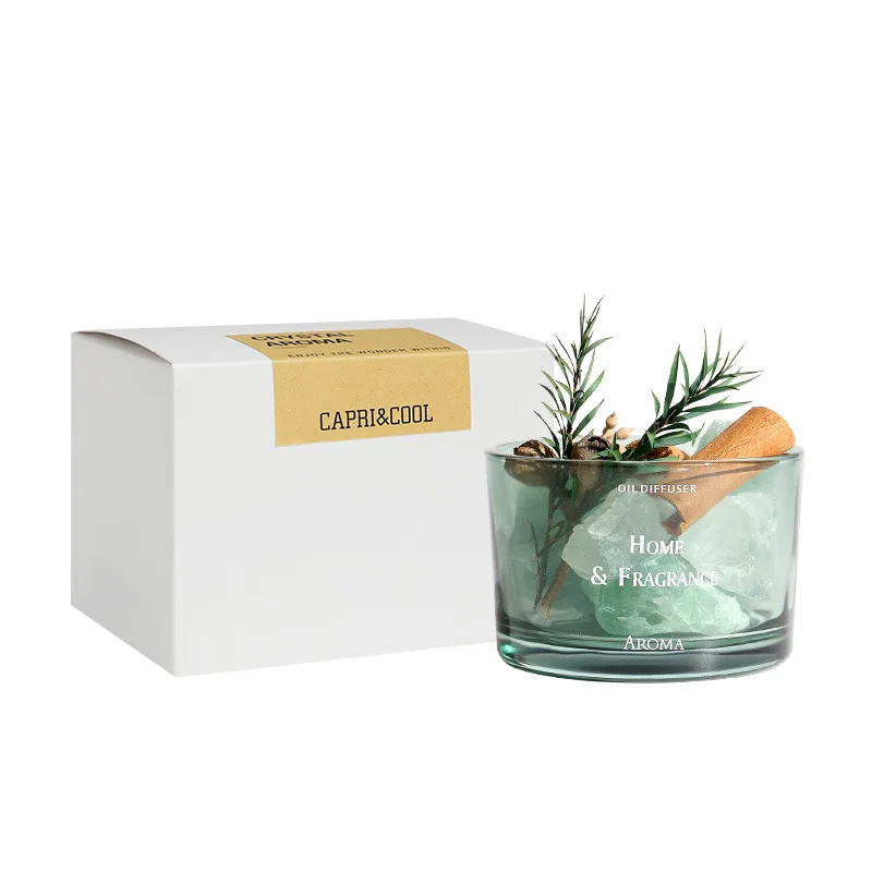 Home Decor Flameless Aromatherapy Diffuser Stone Essential Oil Bedroom Home Diffuser Healing Crystals