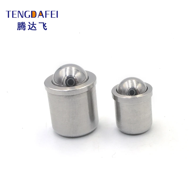 High Quality 304 Stainless Steel Spring Ball Plunger Press-Fit Steel Ball Plunger