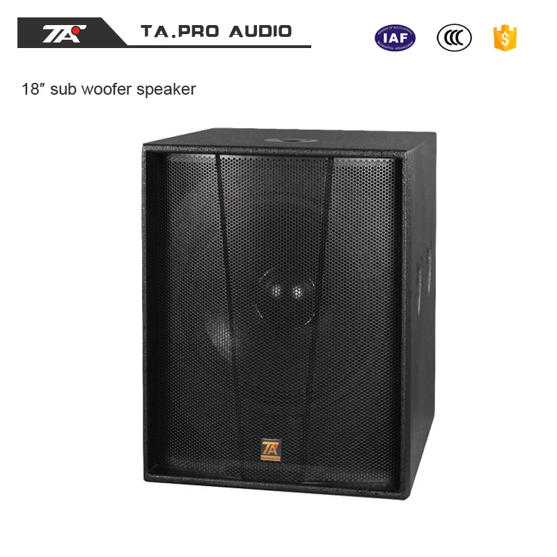 18 дюймов саб Вуфер динамик для ди-джея и этап система линейного массива