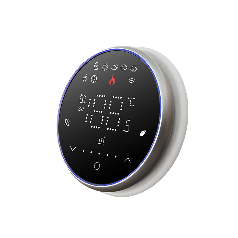 Becasmart BHT-6001 LED Touch Screen Wireless WiFi Electric Boiler Thermostat Smart Room Heating Nest Thermostat Switch