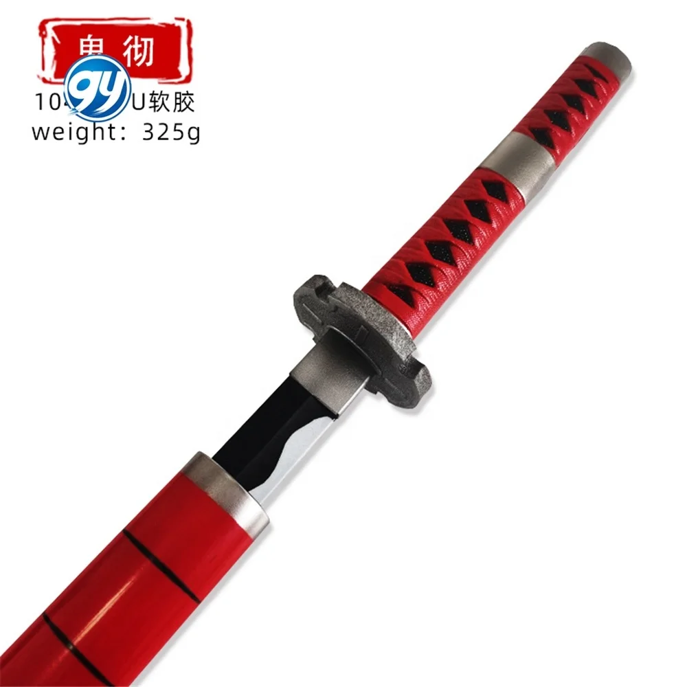 7 Styles 100CM PU Soft Zoro Toys Qiu Shui Kozuki Oden Wado Ichimonji Props Sword anime katana