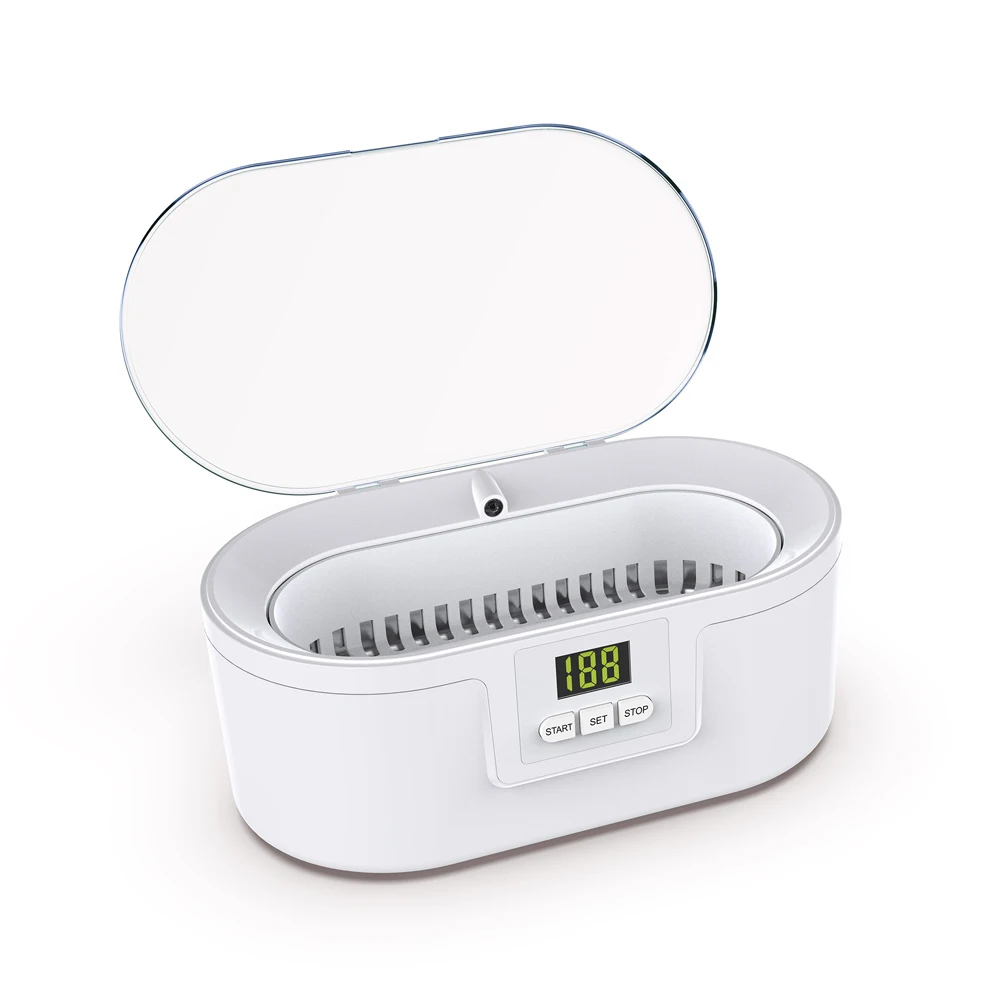 Бытовой ультразвуковой очиститель для ювелирных изделий кольца и часов из нержавеющей