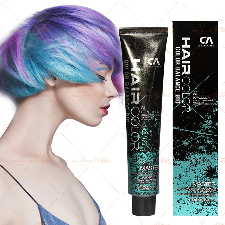 Huati Sifuli CA Hair Color Color Balance Bio Dye Cream Damage Nourishing Cream Dye and Repair Soft Hair Conditioner