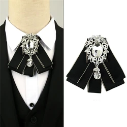 High-ended British Groom Wedding Suit Party Butterfly Bow Ties Diamond Collar Bow Tie Unisex
