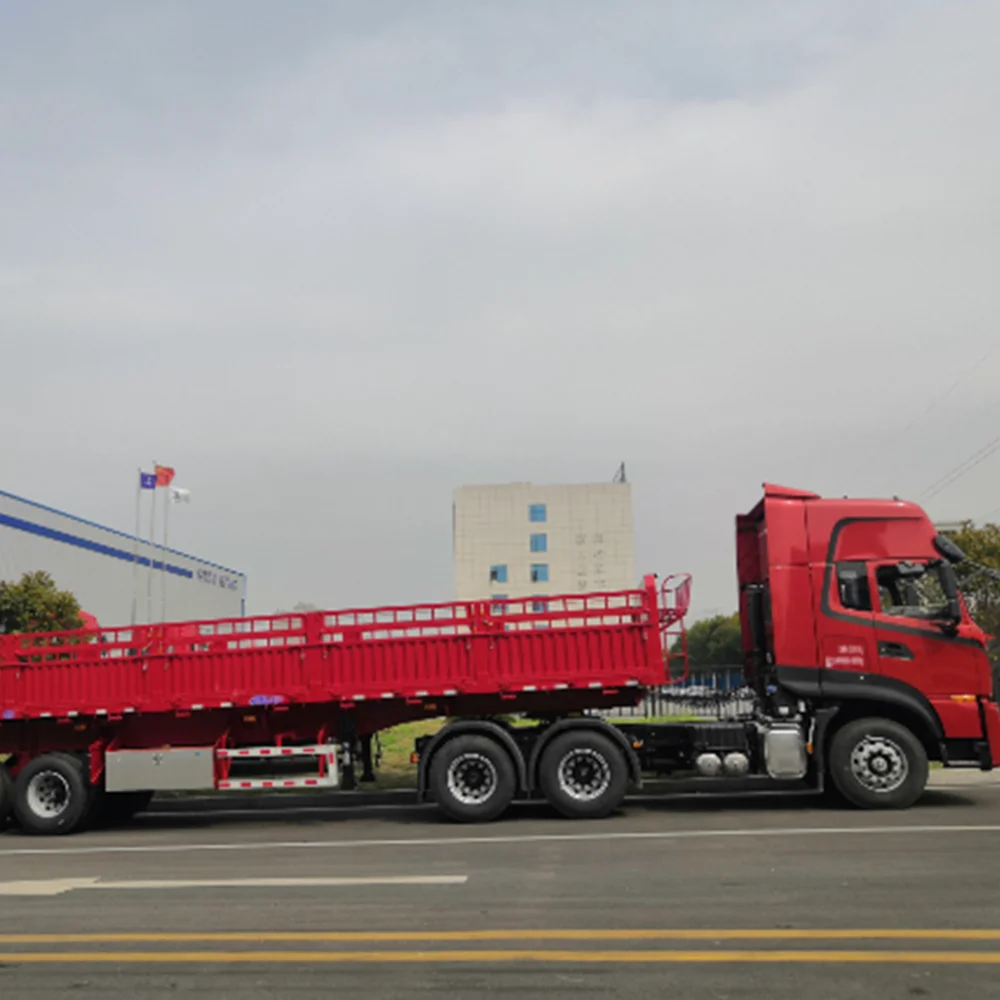 OYJD Truck Good Price Dump Truck Trailer Normative Truck Trailers Excellent Resist Twisting Side Dump Semi Trailer