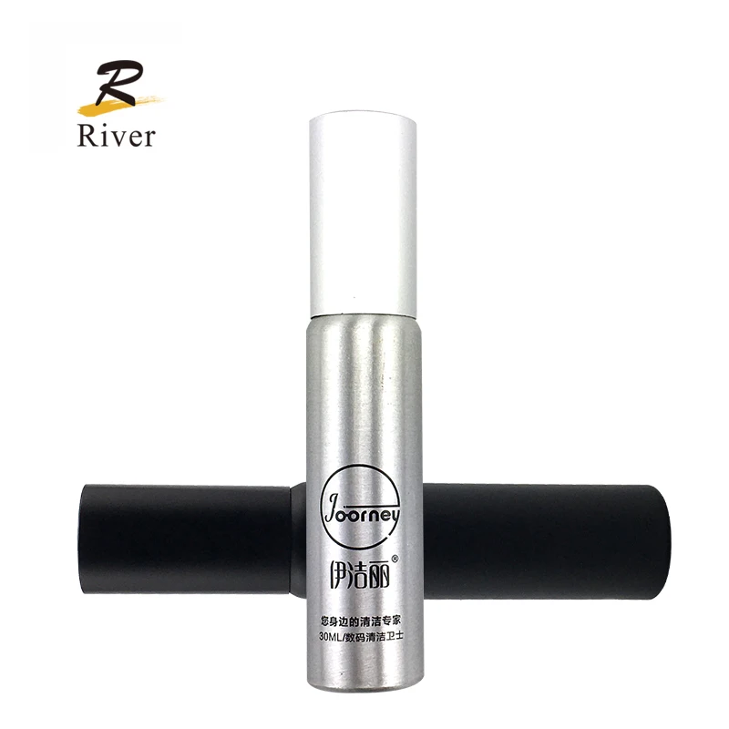 Custom Logo 30ml Aluminum Metal Bottle Liquid Eyeglasses Lens Anti Fog Cleaner Spray