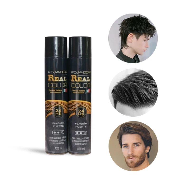 Good Selling Not Greasy Frizz Lasting Strong Hair Styling Hold Spray