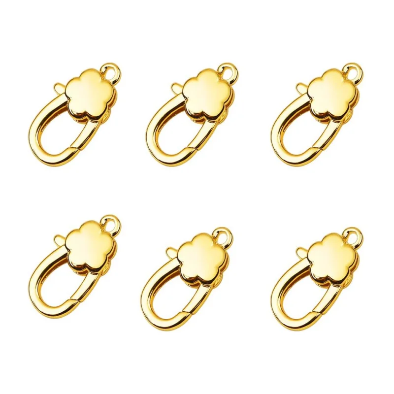 hot sale copper Lobster Claw Clasp with Closed Jump Rings for Necklaces Bracelet Or Jewelry Making