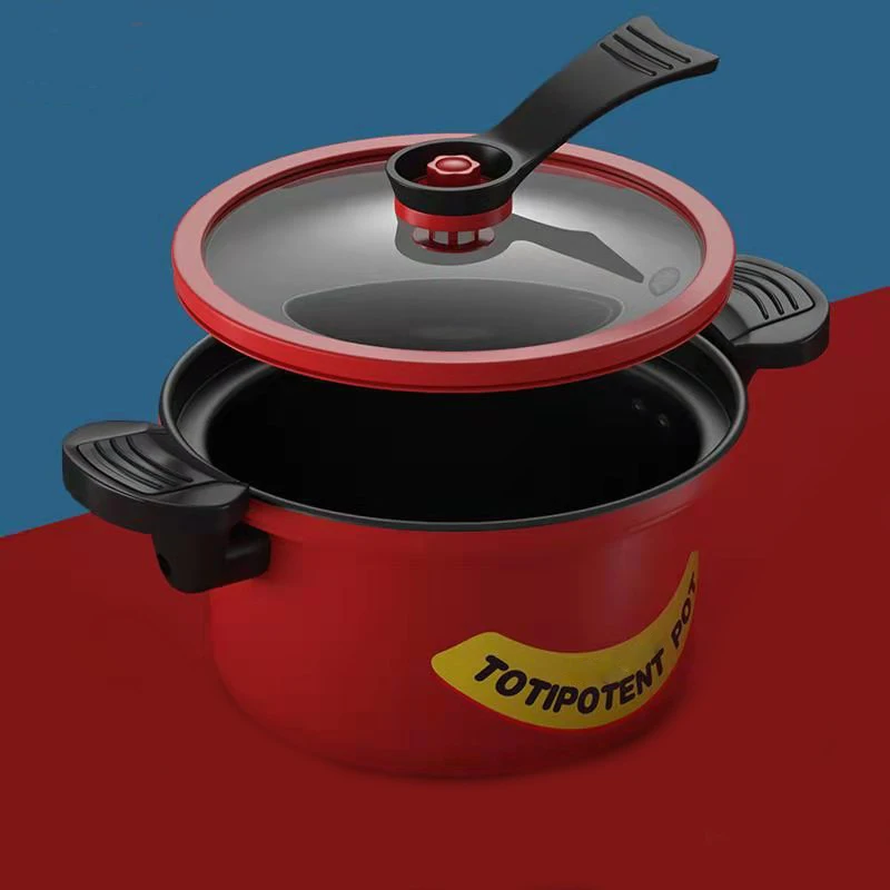 Мультифункциональная компактная кастрюля для супа с антипригарным покрытием бытовая