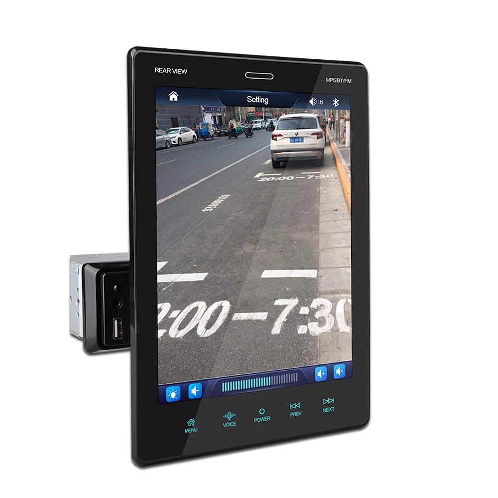 9.5 inch for  Android Carplay Vertical Screen  Car Radio Mp5 Player with IPS HD screen  BT FM USB AUX Auto Car Audio Stereo Rea