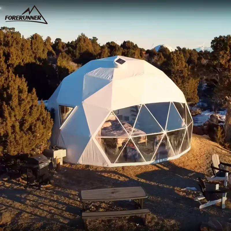 Factory Waterproof PVC Canopy Starry Roof Dome Tent for Outdoor Parties Weddings and Hotel Events 5m Bay Distance Included