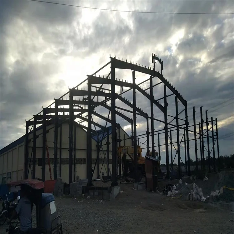 Китай, низкая цена, металлический завод, строительный ангар с чертежом Autocad, склад сборной стальной конструкции