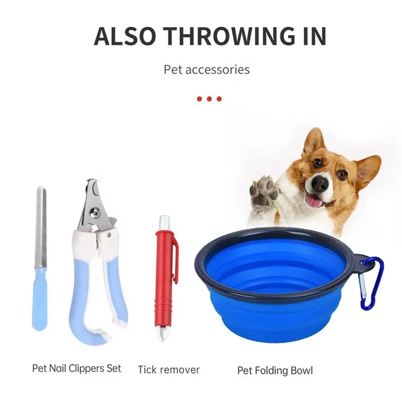Custom Portable Pet First Aid Kit with Tick Remover and Medical Supplies