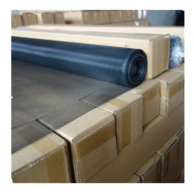 14x14 16x18 14x18 mesh black coated aluminum window wire mesh screening