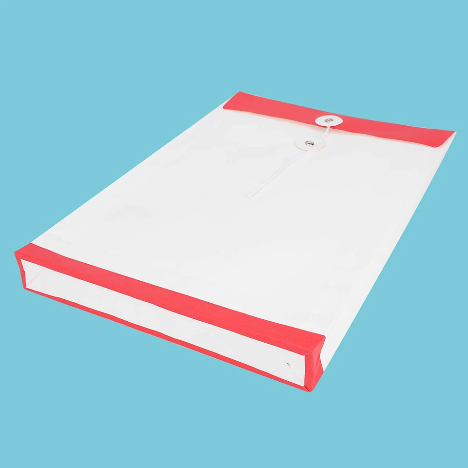 Custom A4 A5 A6 Size String and Button Documents Organizer Envelopes Colorful Printed Envelope File Folder