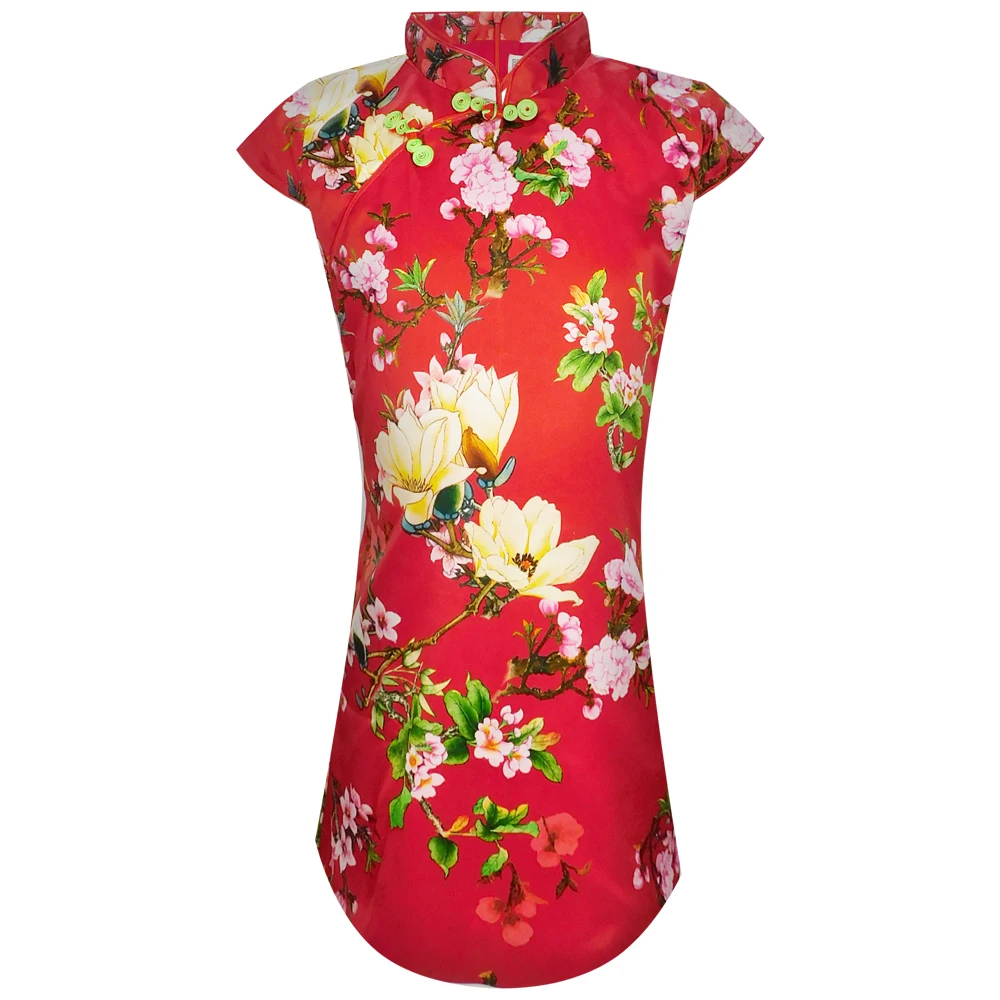
New Design Chinese Traditional Slimming Cheongsam Qipao For Kids 