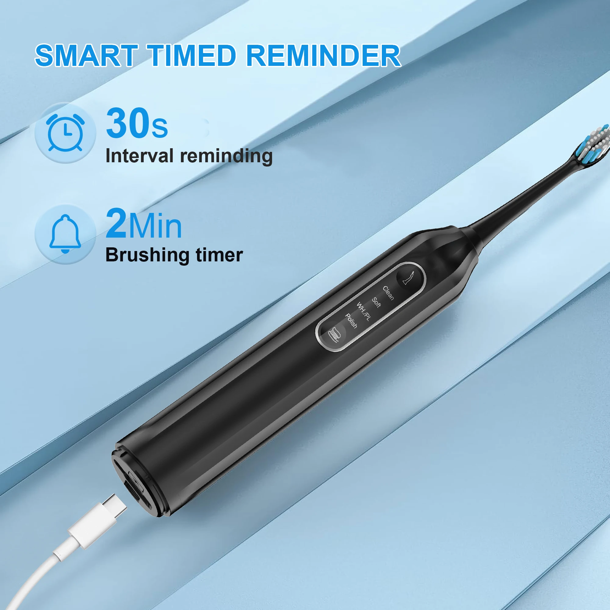 Wholesale Automatic Wireless Rechargeable Electric Toothbrush Oral Irrigator IPX7 Water Flosser Electric Toothbrush Holder