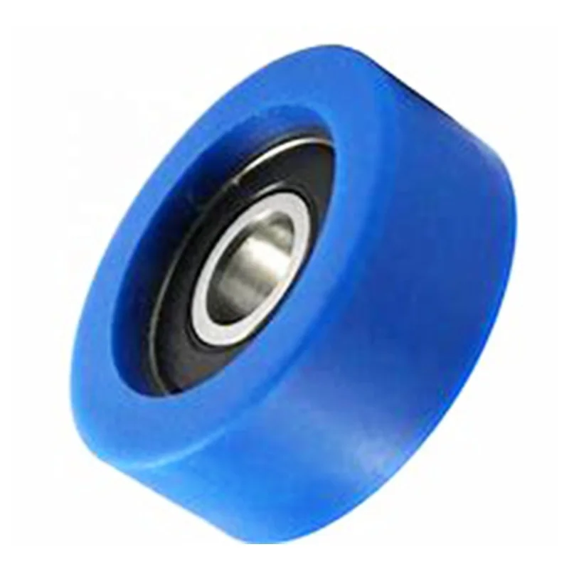 China Factory customize Durable Industrial PU Load Roller Wheel Coating Polyurethane Casters Wheels