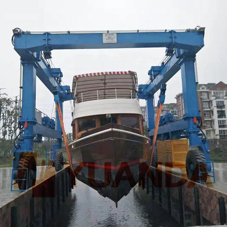 10 20 30 32 40 50 60 70 80 100 200 300 400 500 600 700 800 tonn tonne marine yacht mobile boat lift hoist gantry crane