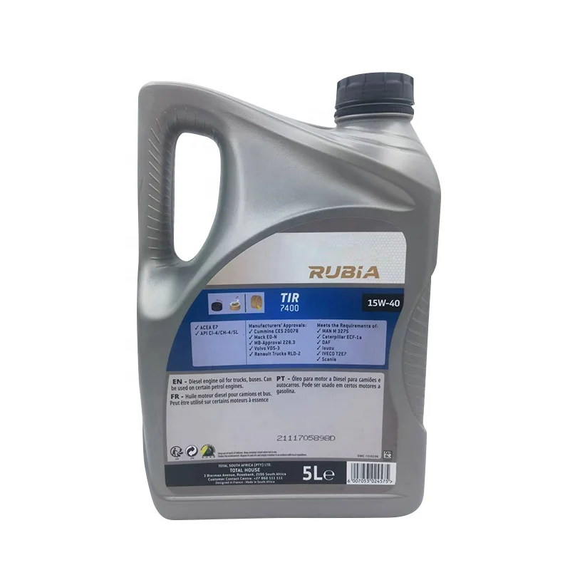 Total oil TIR7400 15 w405l heavy vehicle diesel engine oil truck gasoline engine oilAPICI-4/SL6007053024575