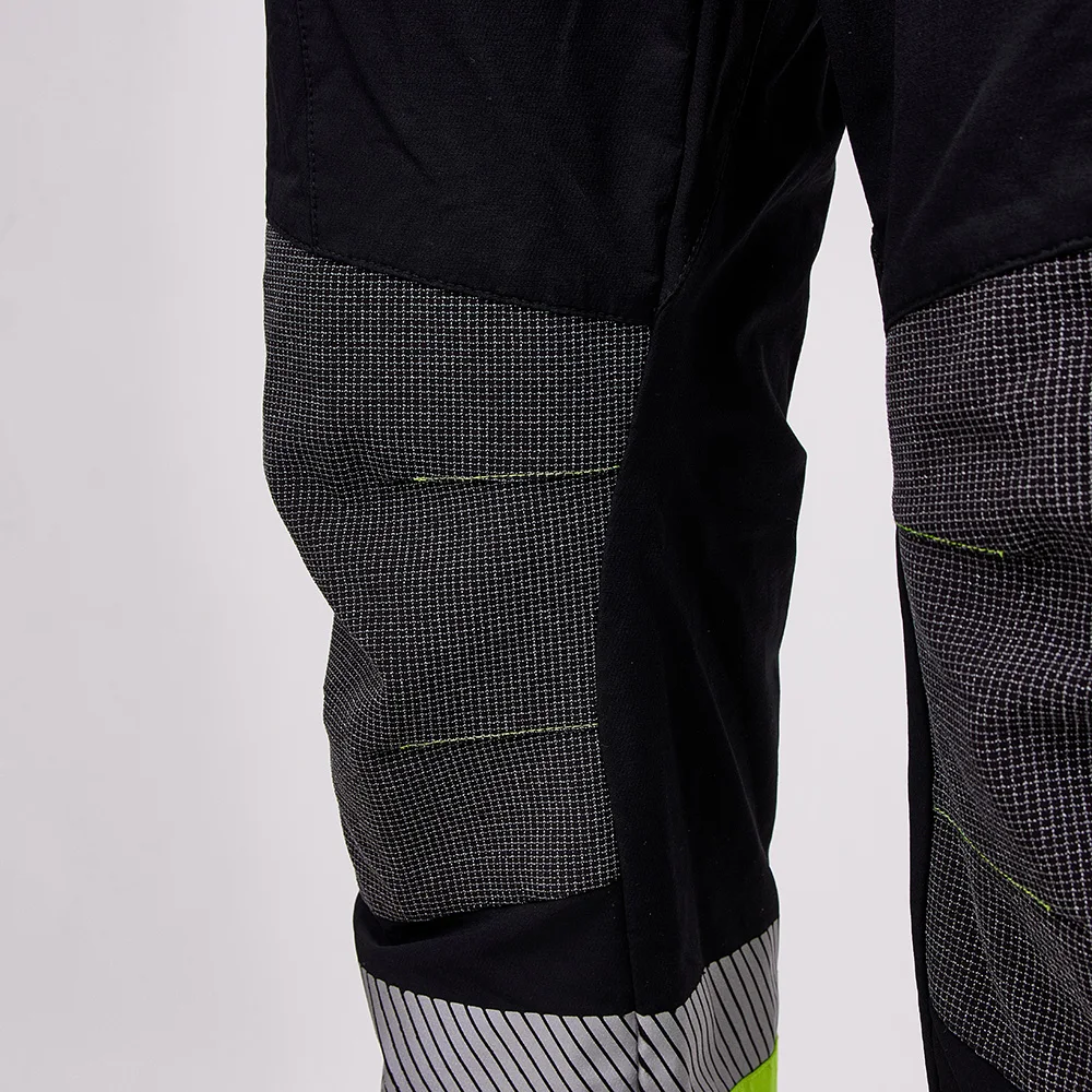 Wholesale  Factory Men High Visibility Cargo Pant reflective Cargo Work Pants Road Worker Uniform