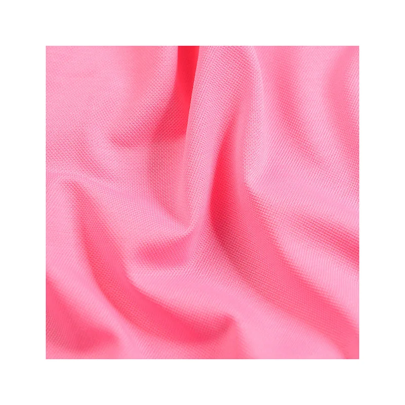 High quality 85% polyester 15% cotton knitted double-sided pique fabric for high-end POLO shirts