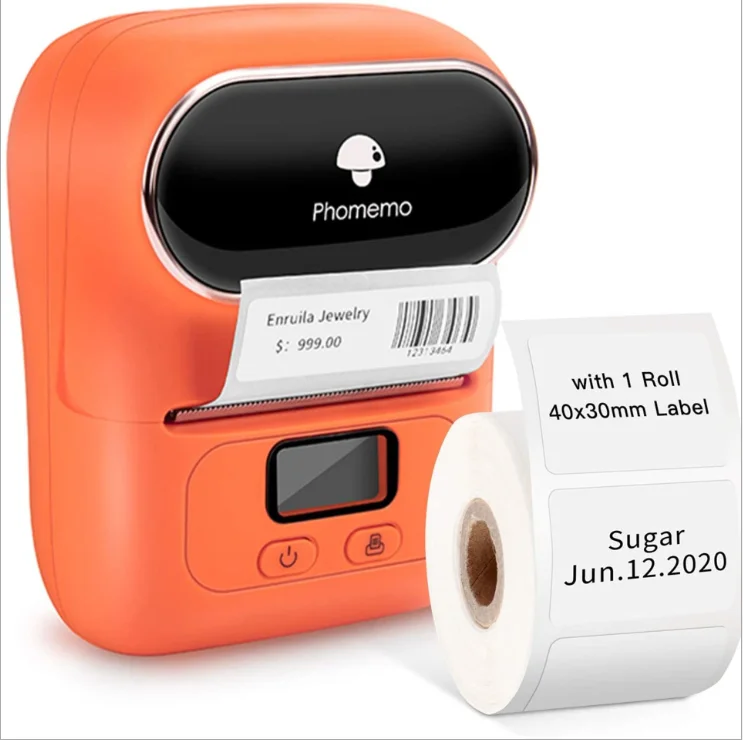  Phomemo M110 QR-код цена принтер для печати этикеток беспроводная машина фототермальных наклеек ios