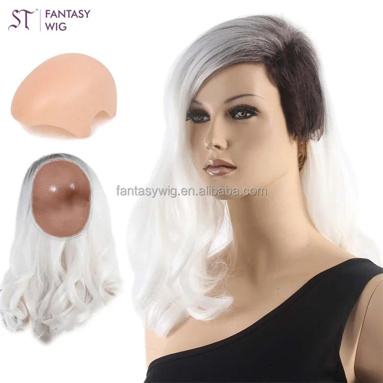 Good Quality Long Ombre Yaki Flame Resistant Synthetic Showcase Display Wig For Female Mannequin