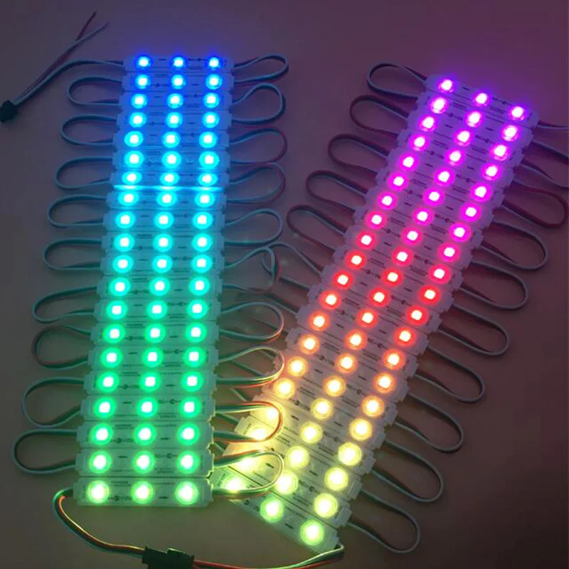  RGB Полноцветный IC WS2811 1903 3LED IP65 умный программируемый светодиодный пиксельный модуль для световых