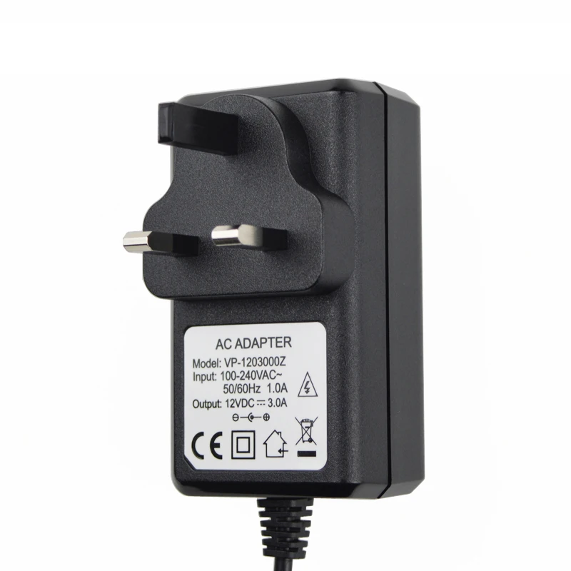 Power Supply 100-240V AC DC 12V 3000ma  Power Adapter Wall Mount  AU EU UK US Plug
