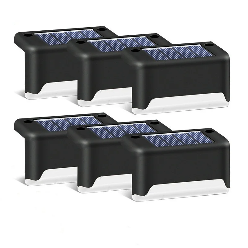 Hot Sale Waterproof Garden Solar Powered Fence Lights Outdoor Yard Deck Light Led Steps Patio Lights Stair Solar Lamp