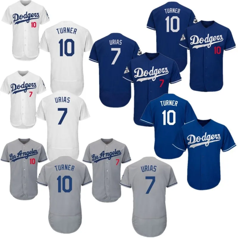 
2021 new jersey wholesale Los Angeles Dodgers #7URIAS #10 TURNER baseball uniform embroidery 