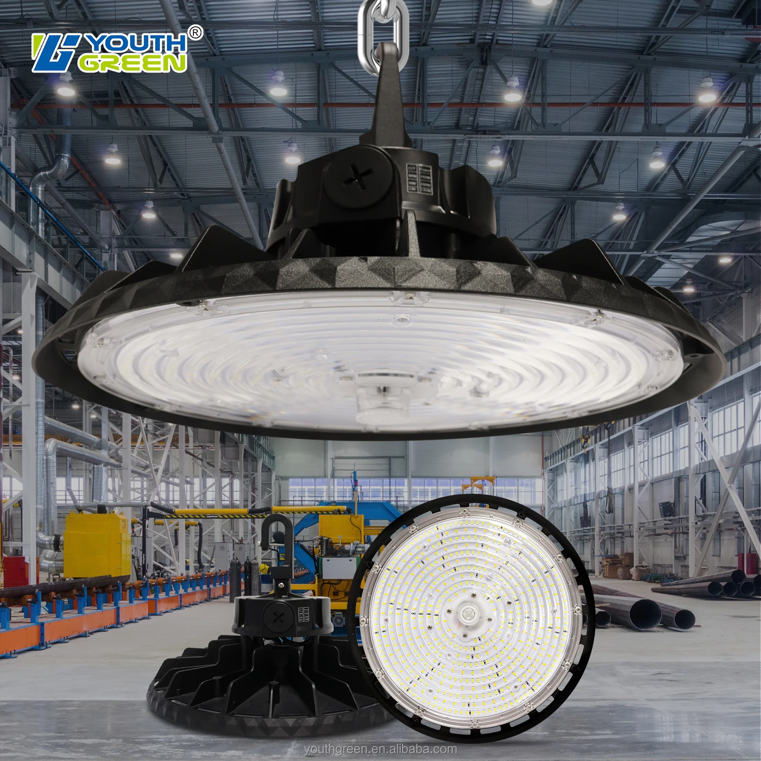 Ip65 Industrial Lighting Ac120-277V 150W 200W 240W Led Shop Lights 30000 Lumen Ufo High Bay Light