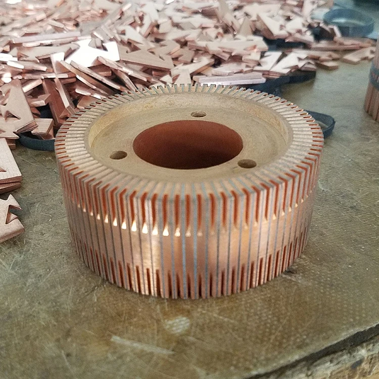 Manufacturers Supply Processing Customization Copper DC motor commutator