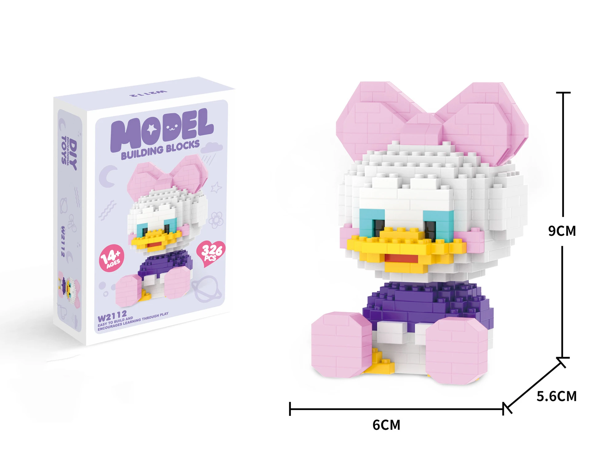 lego blocks Toy Handmade Model Cartoon Toy Eco Friendly Material Premium Custom Eva Purple Yellow Green White Doll Easy Assemble