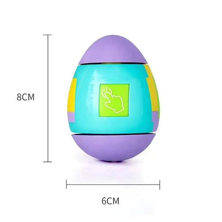 Puzzle Cube Toy Assemble Building Blocks Egg Spinning Top Anti Stress Gyro Fingertip Tumbler Spinner
