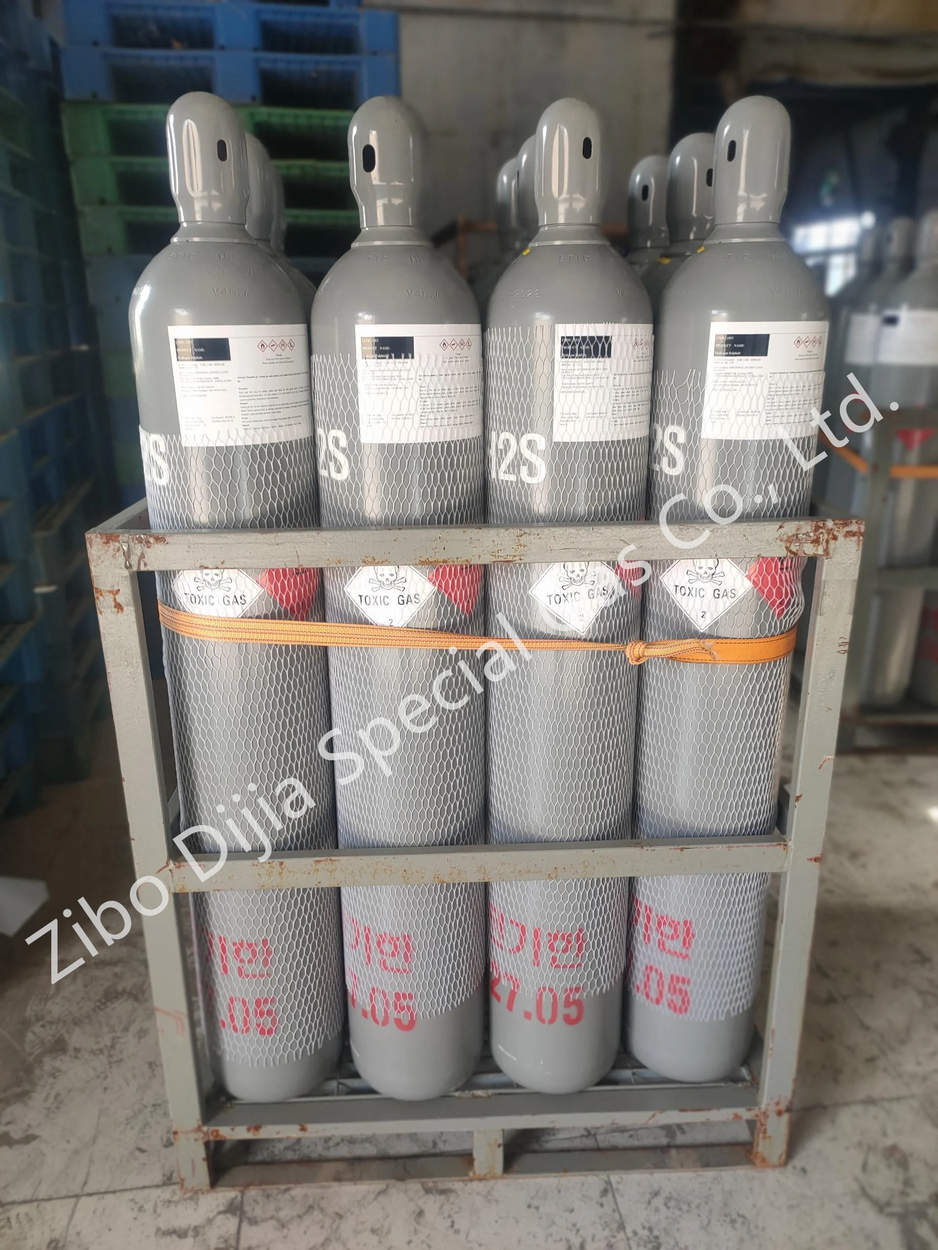 99% Hydrogen Sulfide H2s Gas with 47L Cylinder for Chemistry