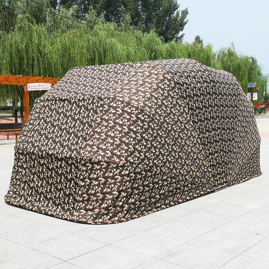  Heavy Duty Carport with Removable Sidewalls and Doors Portable Garage Car Tent Windows Canopy